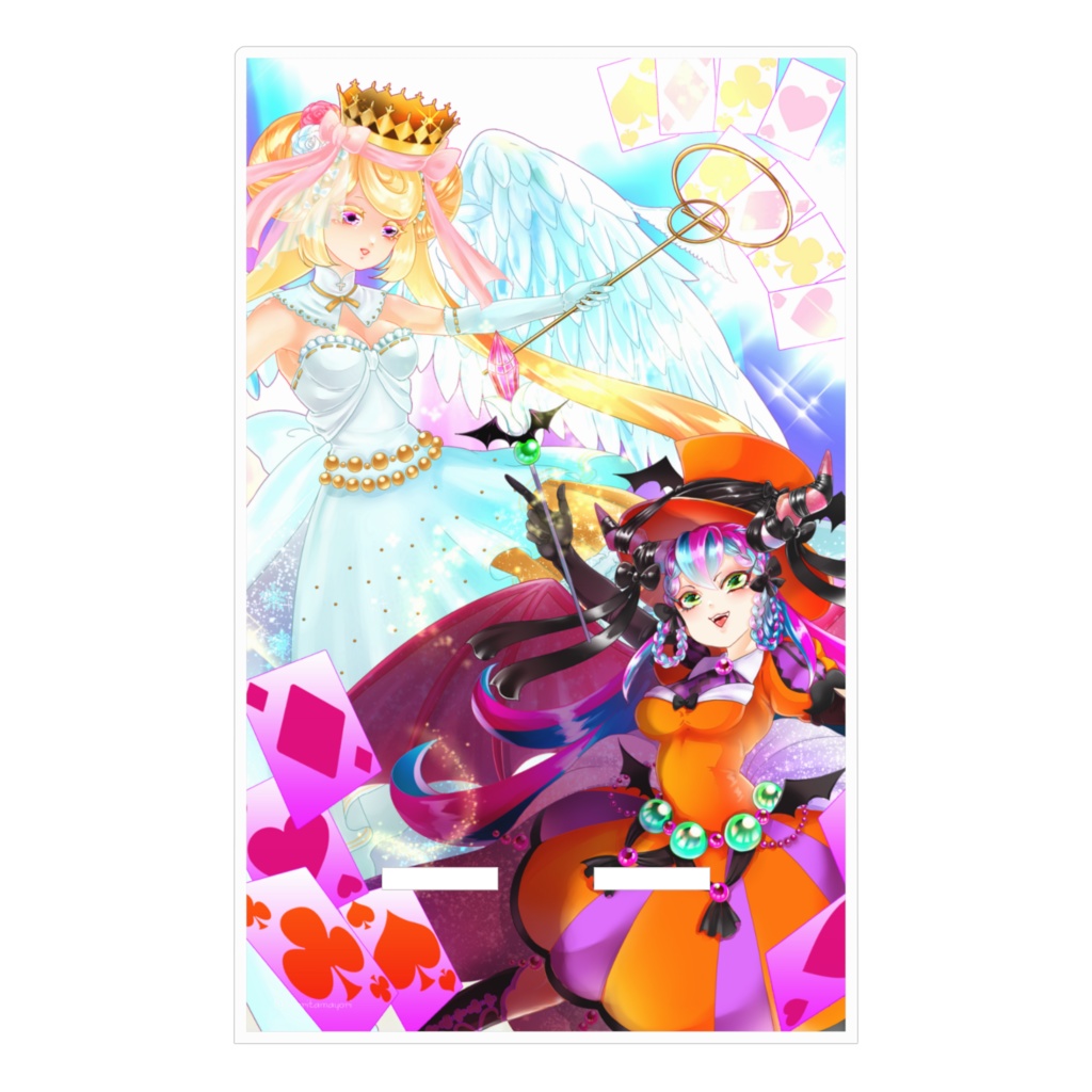 天使と悪魔のマジシャンズアクリルスマフォスタンド