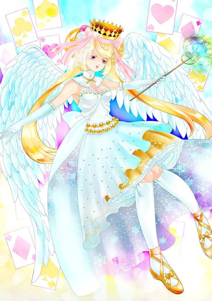 天使と悪魔のマジシャンズアクリルスマフォスタンド