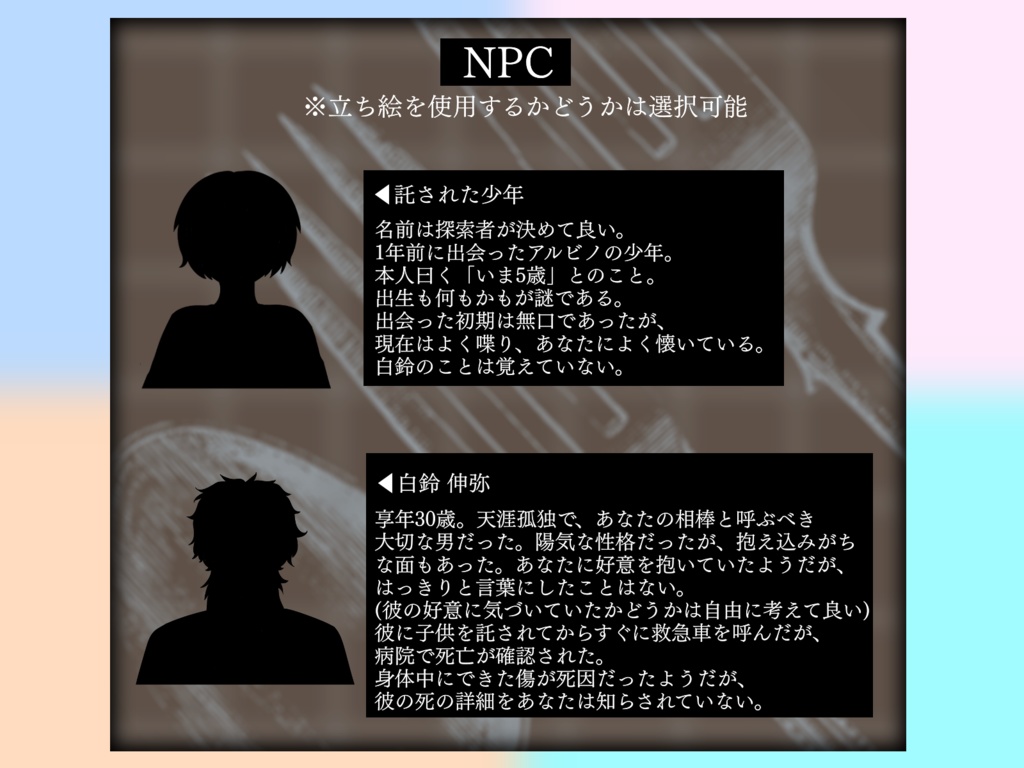 【CoCシナリオ】愛しき四季の皿【KPレス】