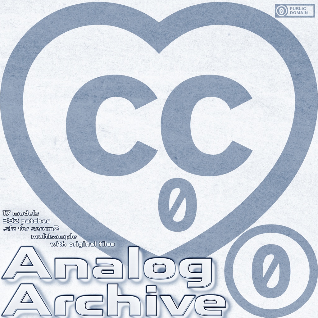 Analog Archive Sample Pack (Analog synthesizer multisample pack, Serum2 supported)
