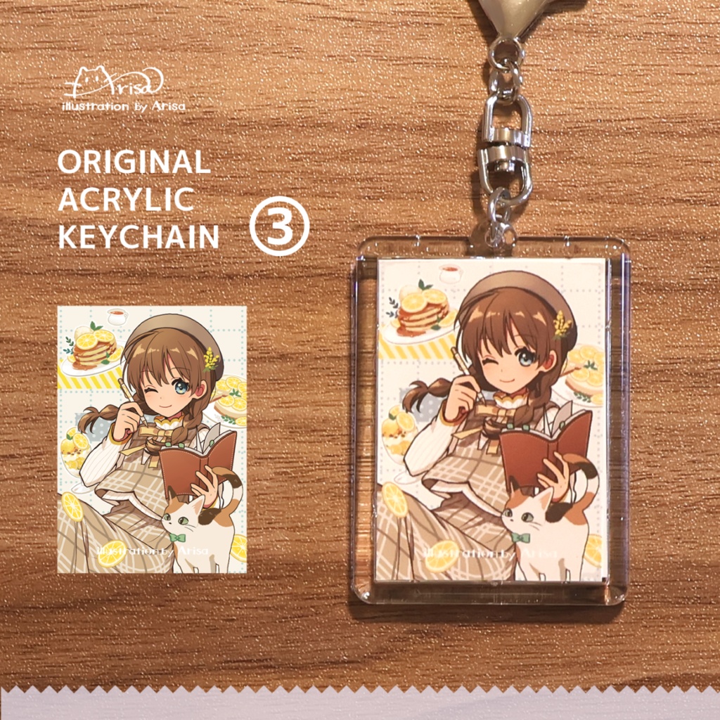 アクリルキーホルダー①~③
