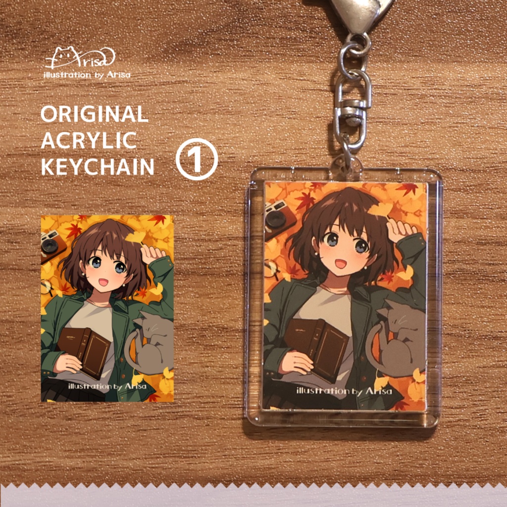 アクリルキーホルダー①~③