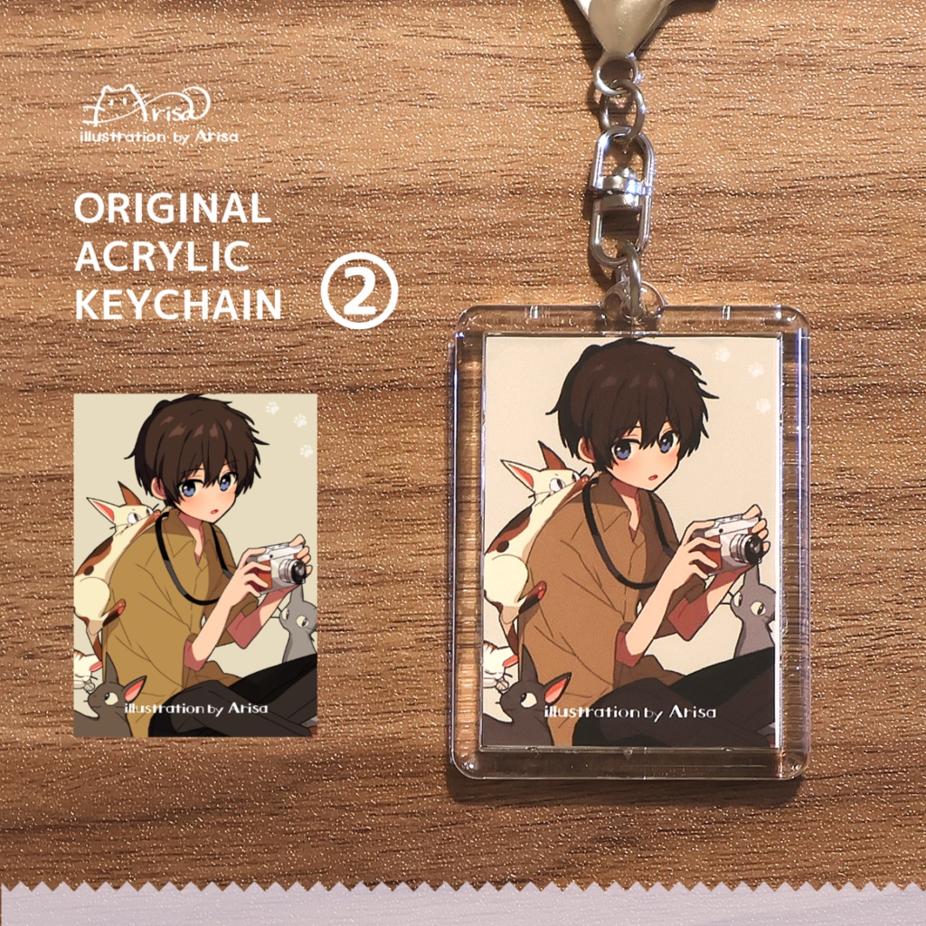 アクリルキーホルダー①~③