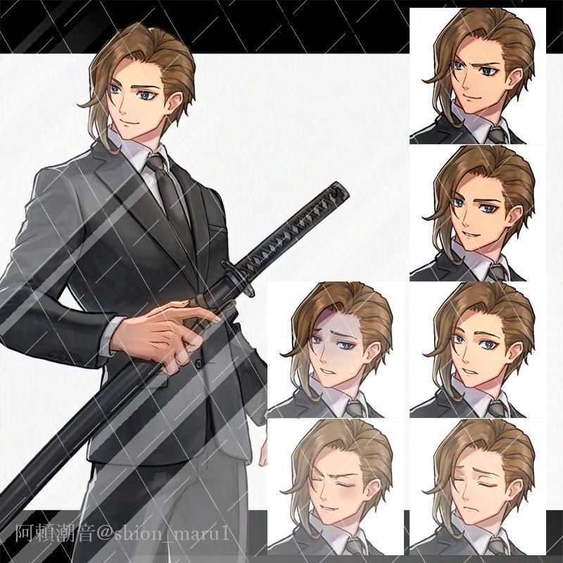 上半身立ち絵03【生成AI不使用】