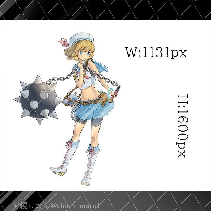 全身立ち絵20【生成AI不使用】