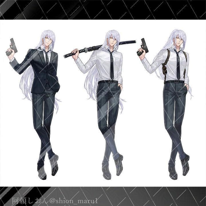 全身立ち絵22【生成AI不使用】