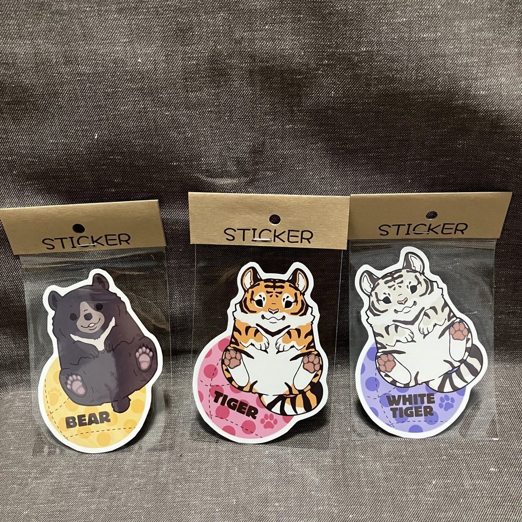 アニマルステッカー