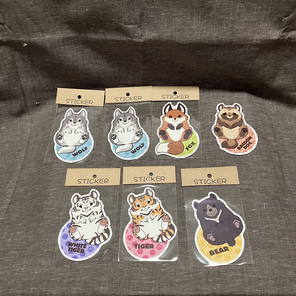 アニマルステッカー
