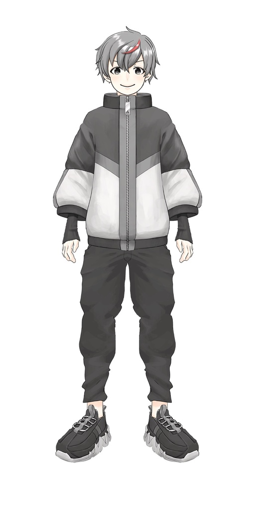 【カラーカスタム可】ゲーマーな男子【汎用モデル】