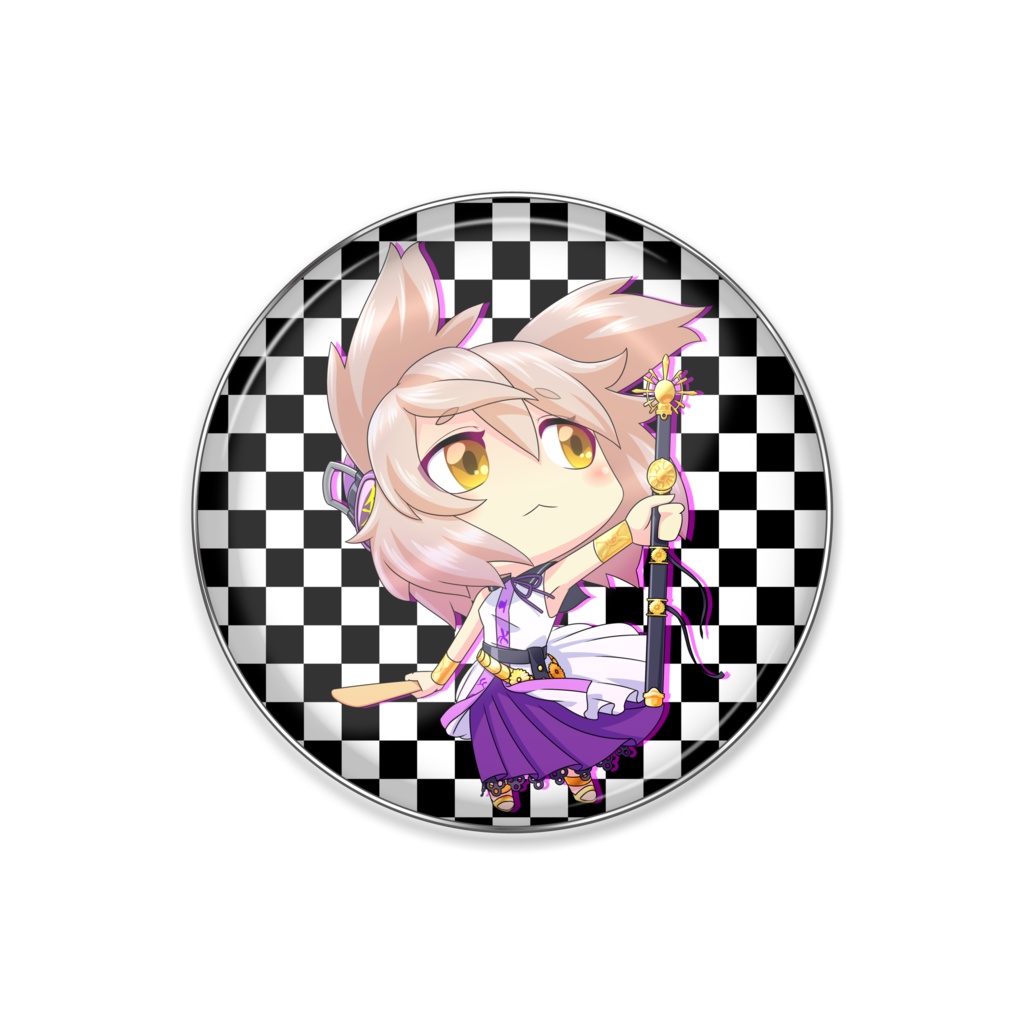 東方ちびキャラ神子　ピンバッジ