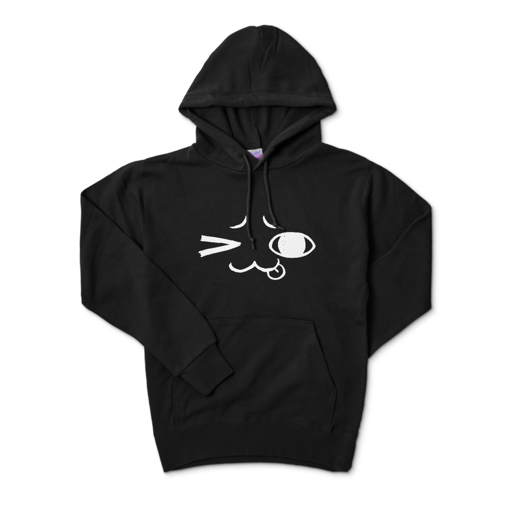 わんこむパーカー　ブラック