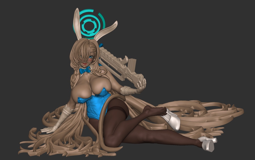 ブルーアーカイブ　一之瀬アスナ　バニー　1/6ガレージキット