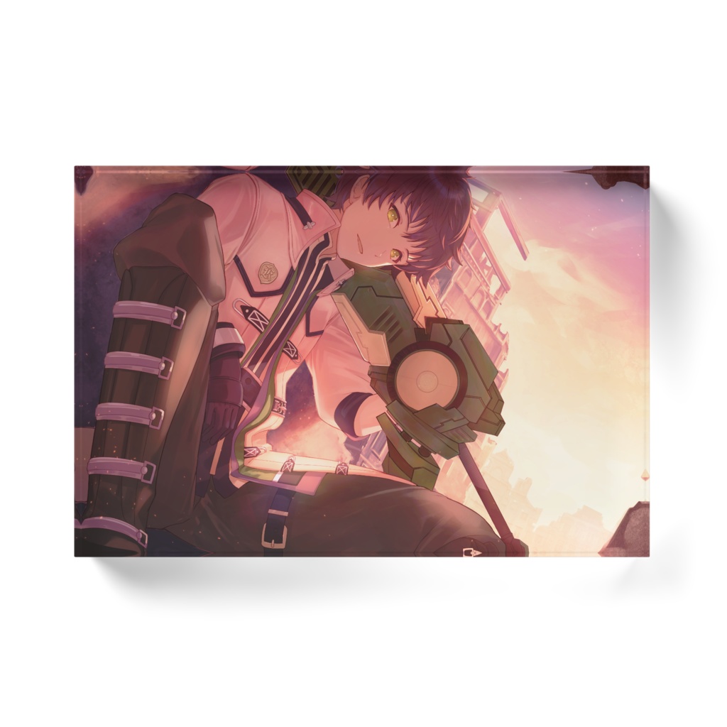 霧嶌けい 初期一枚絵アクリルブロック