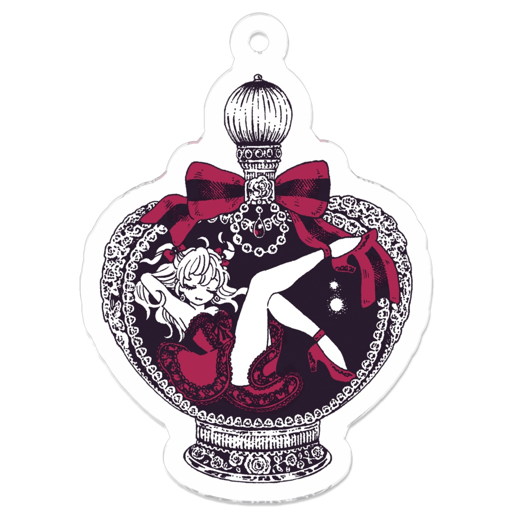 純正少女の瓶詰め香水 アクリルキーホルダー