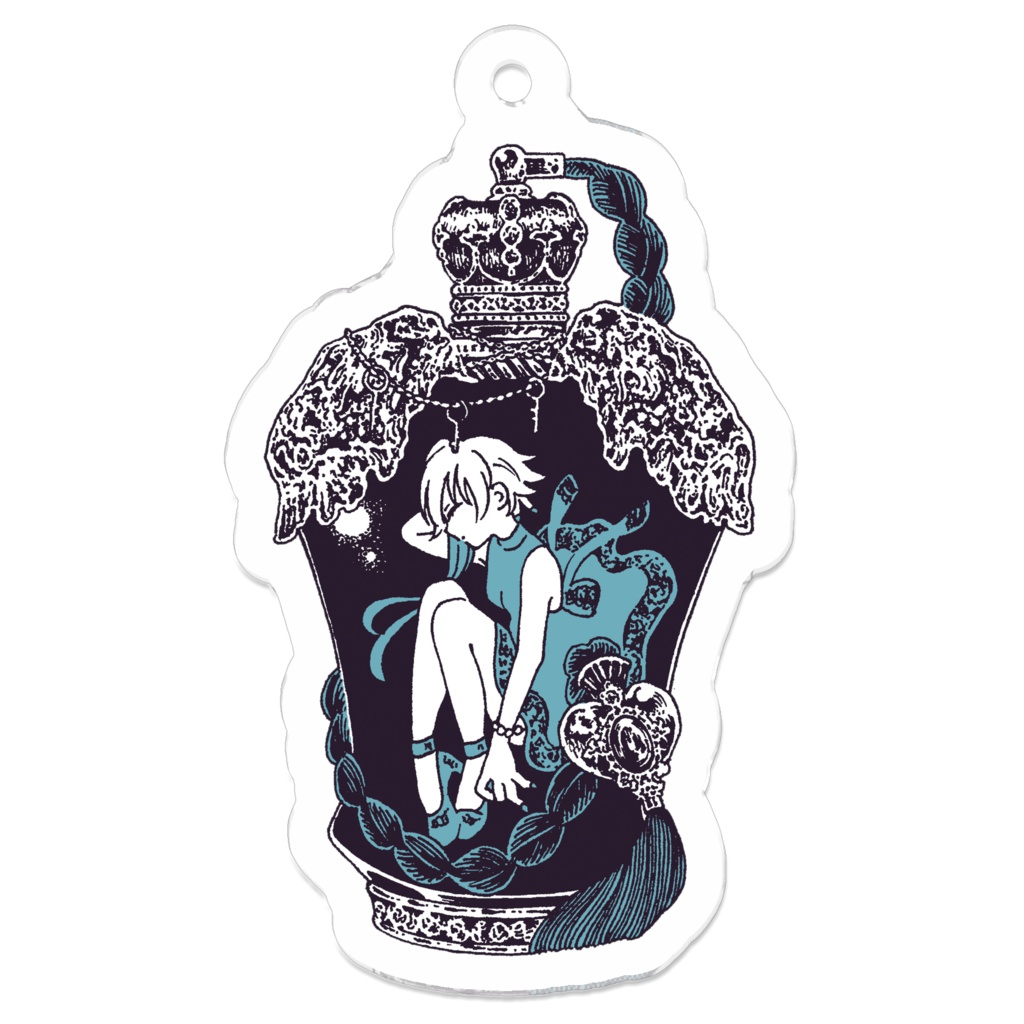 純正少女の瓶詰め香水 アクリルキーホルダー