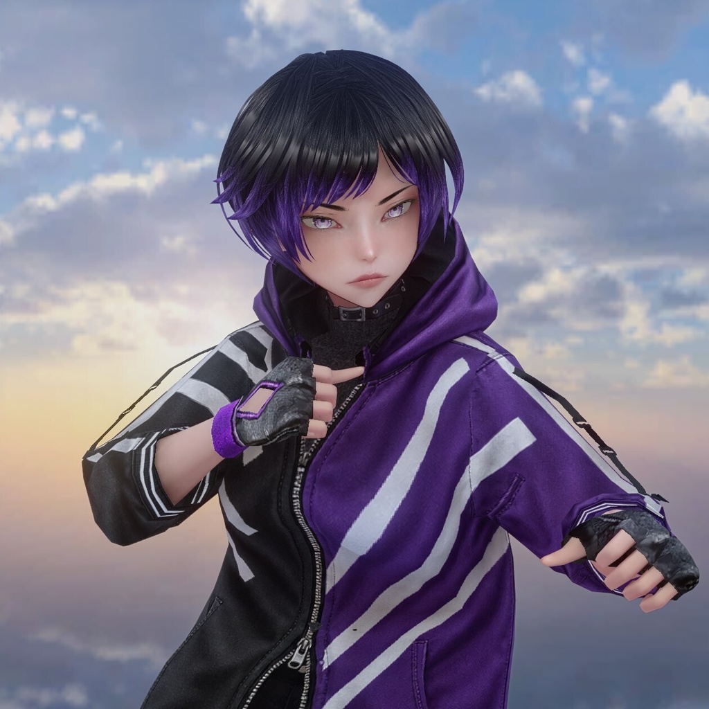 麗奈 Reina Tekken 8 3D semi realistic Vroid VRM Avatar