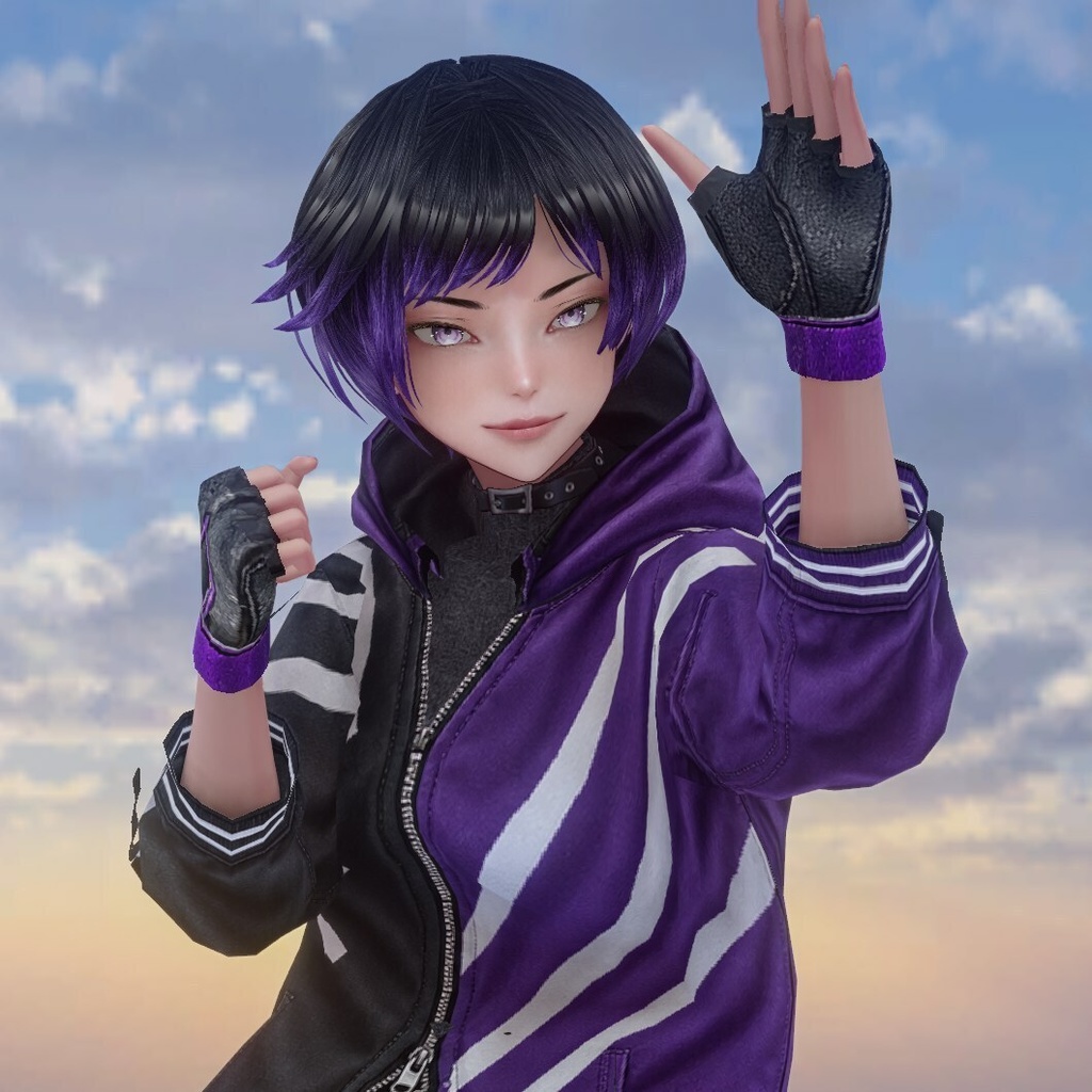 麗奈 Reina Tekken 8 3D semi realistic Vroid VRM Avatar
