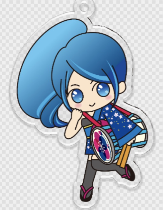 四ツ葉音羽アクリルキーホルダー（縦50mm／70mm）