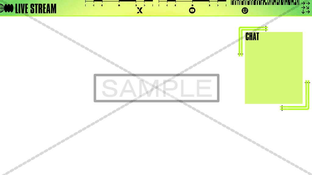 OBS配信画面 素材/オーバーレイ集セット【Youtube・Twitchなどなど】