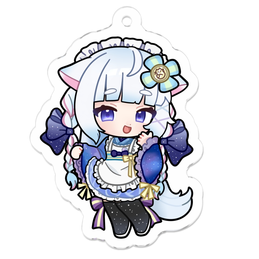 ミニ ミルキーウェイトレス キーホルダー