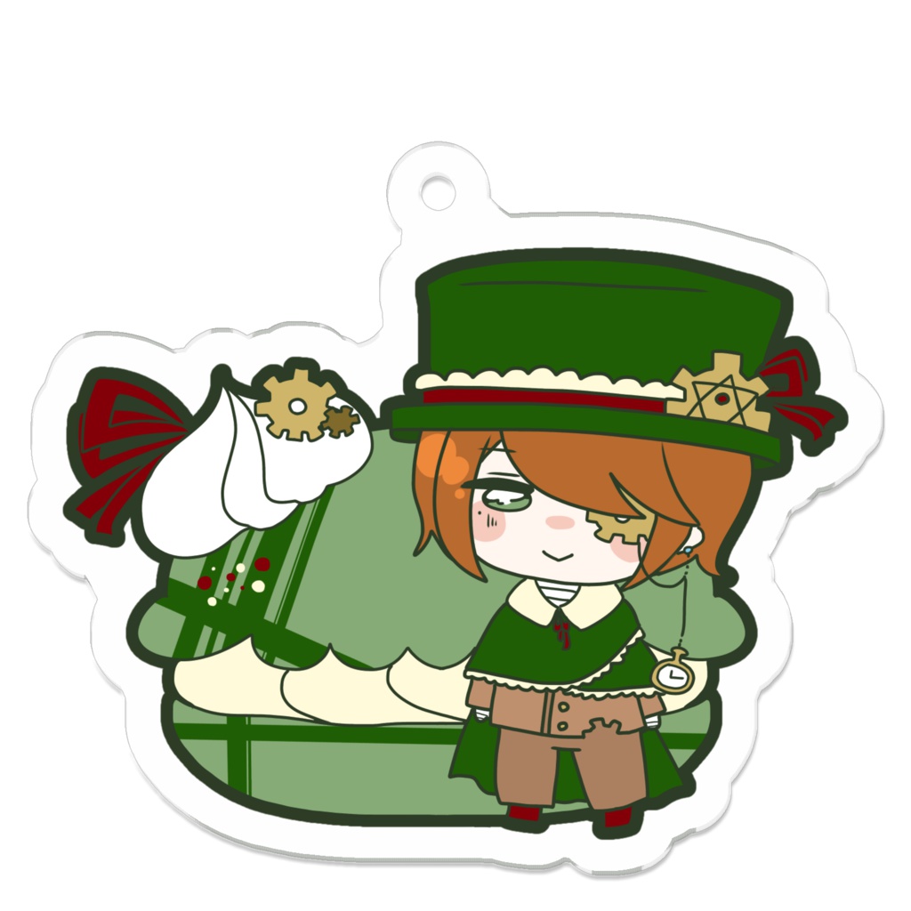 マカロンアクキー 古谷二茶