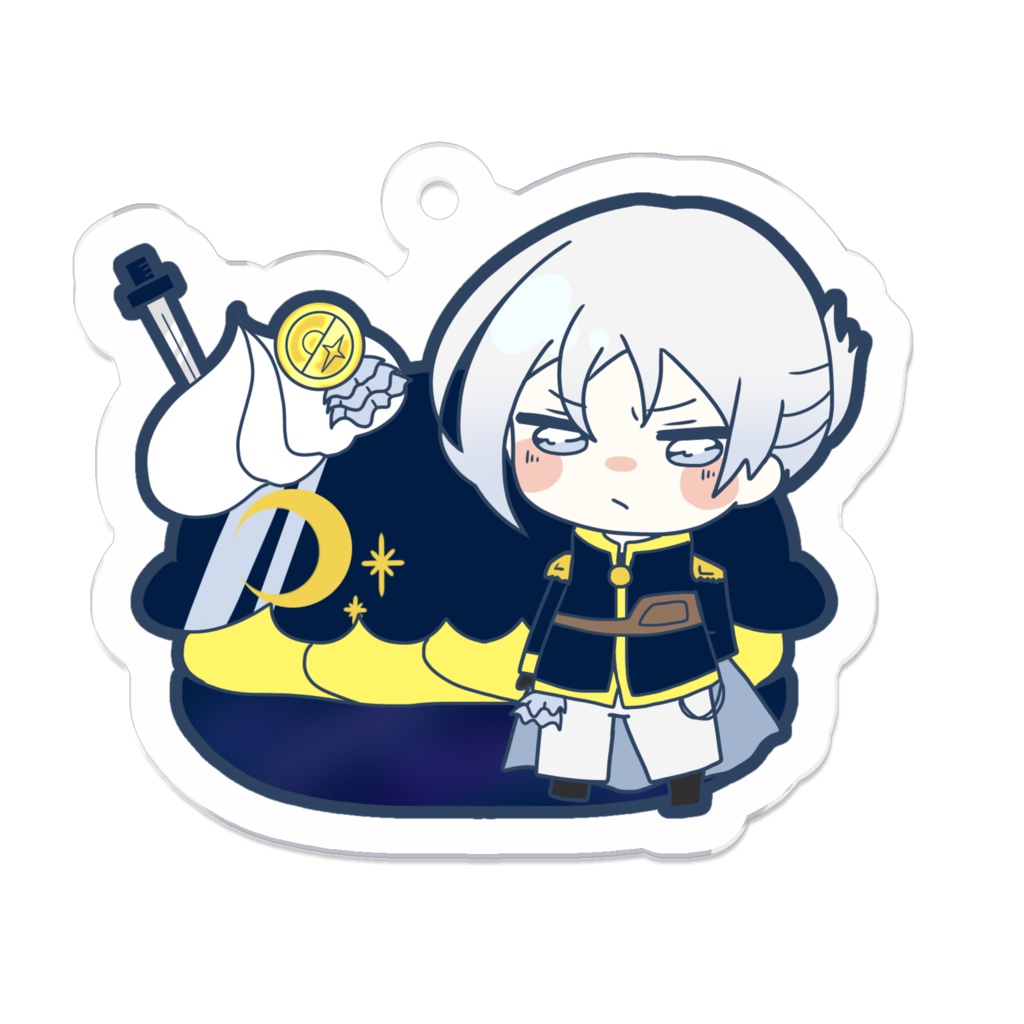 マカロンアクキー 真中=ナイト=夜