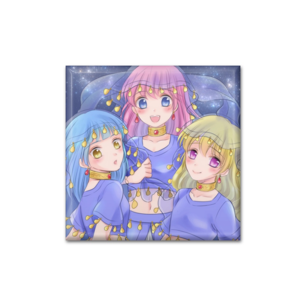 スクエア缶バッジ 夏ライブ②