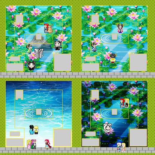 <ver.02>水辺 / ピクトスクエア用 店舗外装