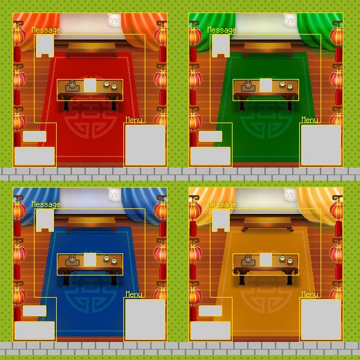 <ver.04> 中華風ベッドルーム /ピクスク 店舗外装用