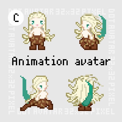 <アップデート> 十二国記(傲濫・汕子 ほか) ピクスク用アバター