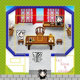 <ver02> 執務室 昼・夜/ピクスク用店舗外装