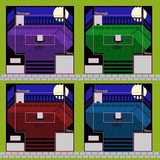 <8種> 月夜・ハロウィン / 店舗外観 ピクスク用