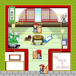 楽俊&陽子 二人連れ ピクスク用アバター