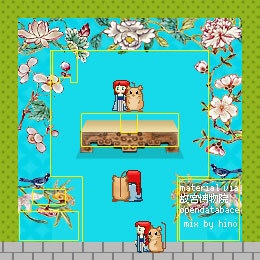 楽俊&陽子 二人連れ ピクスク用アバター