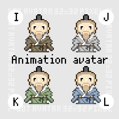 モブ 女官&官吏+α ピクスク用アバター