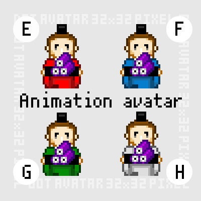 モブ 女官&官吏+α ピクスク用アバター