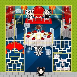 <ver.02> 中華風 結婚式 ウェディング/ピクスク用 店舗外観