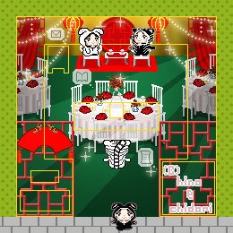 <ver.02> 中華風 結婚式 ウェディング/ピクスク用 店舗外観