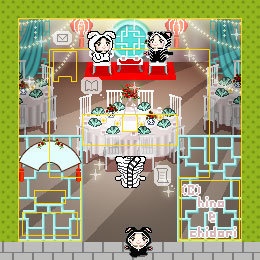 <ver.02> 中華風 結婚式 ウェディング/ピクスク用 店舗外観