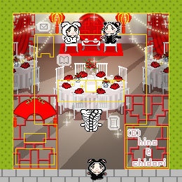 <ver.02> 中華風 結婚式 ウェディング/ピクスク用 店舗外観