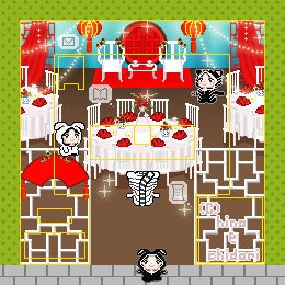 <ver.02> 中華風 結婚式 ウェディング/ピクスク用 店舗外観