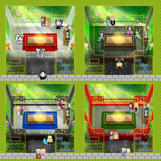 <8種> あずまや(春・昼夜) 和風中華風/ピクスク 店舗用外観