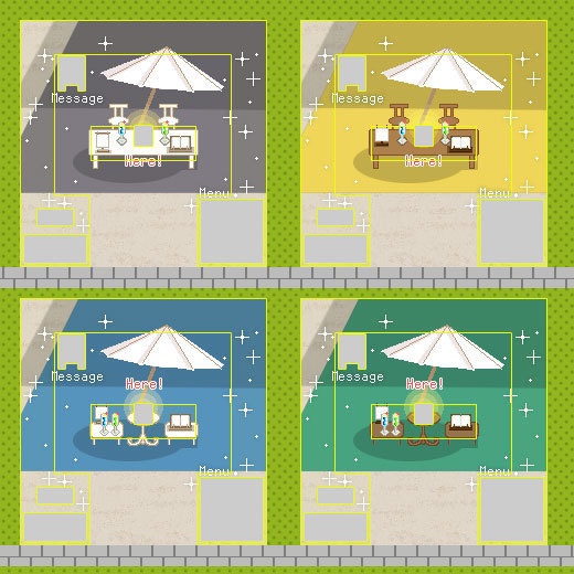 <ver.02>イベントブース /ピクスク/店舗外観