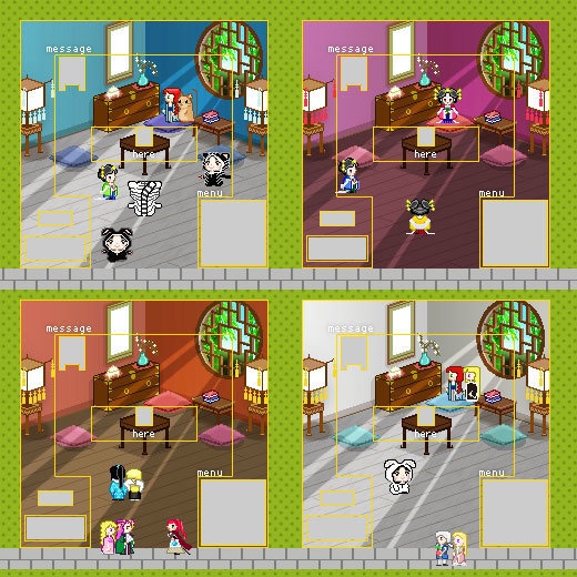 <8種> 中華風 お部屋(昼) / ピクスク店舗外装