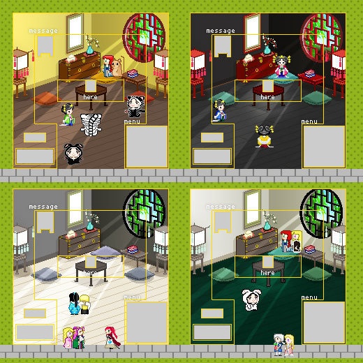 <8種> 中華風 お部屋(昼) / ピクスク店舗外装