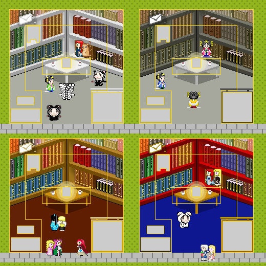 図書室(昼・夜)/ピクスク用 店舗外観