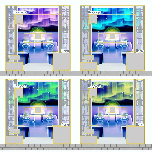 < 8種 >オーロラ WH / ピクスク用 店舗外観