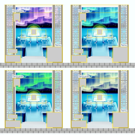 < 8種 >オーロラ WH / ピクスク用 店舗外観
