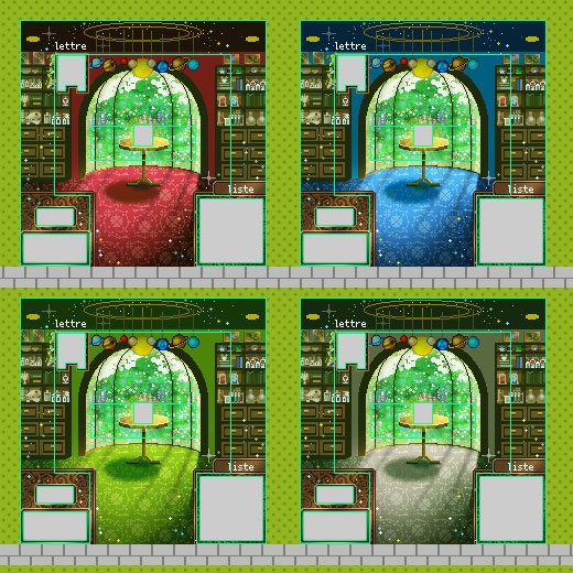 魔法使いの部屋(昼夜)/ ピクスク用 店舗外観