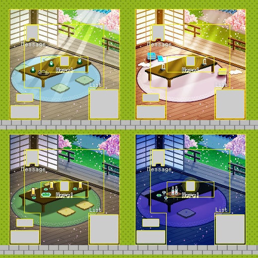 桜の庭 縁側のある和室/ ピクスク用 店舗外観